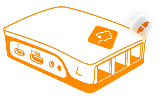 Marrowcasting player Narrowcasting player